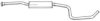 FORD 6638218 Middle Silencer